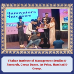 Thakur Institute of Mgt Group Dance